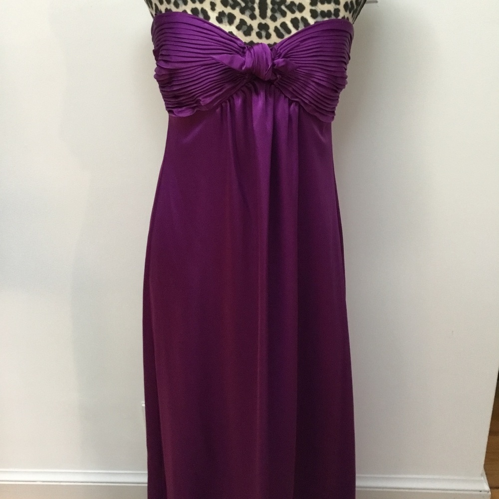 NWT BCBG MaxAzria strapless gown.